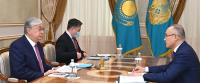 К.Токаев принял председателя Национального банка Г.Пирматова