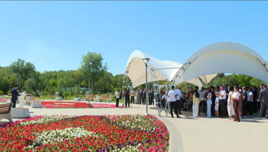 Семейде мемлекеттік рәміздер алаңы ашылды