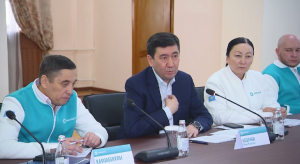 Предвыборный штаб «AMANAT» встретился с избирателями Алматы