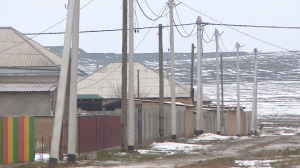 Линии электропередачи заменили в селе Ердаут Туркестанской области