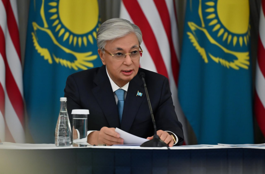 Президент Американың бизнес өкілдерімен өткен жиында сөз сөйледі