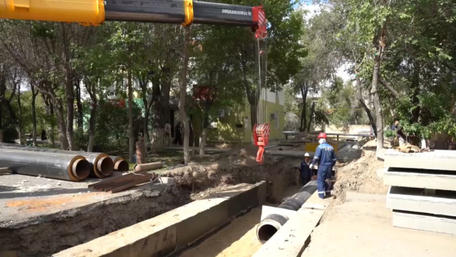 Атырауда 16 шақырым жылу құбыры жаңартылып жатыр