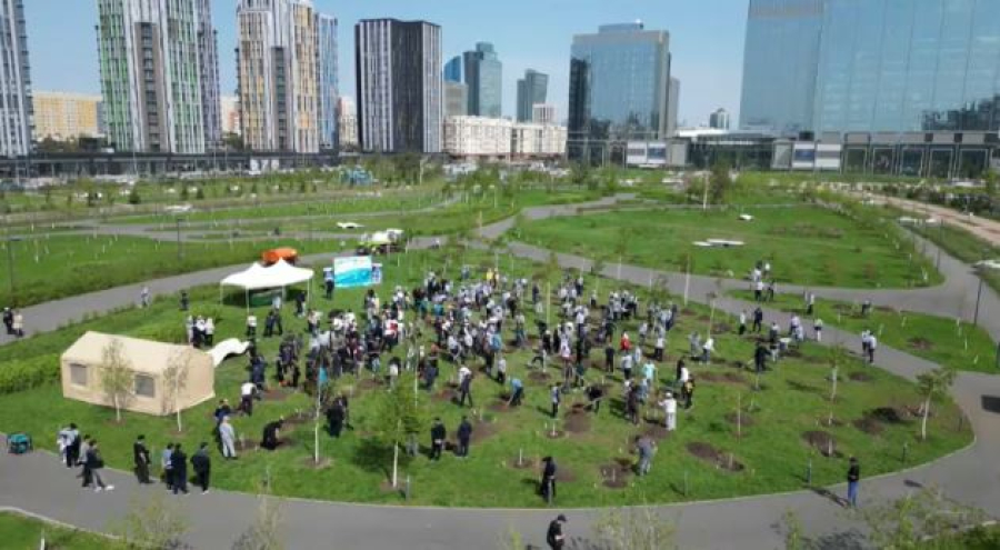 Коллектив Агентства «Хабар» принял участие в субботнике