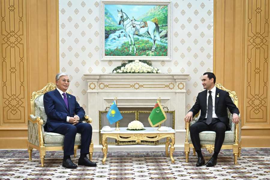 President Kassym-Jomart Tokayev Held Talks with the President of Turkmenistan