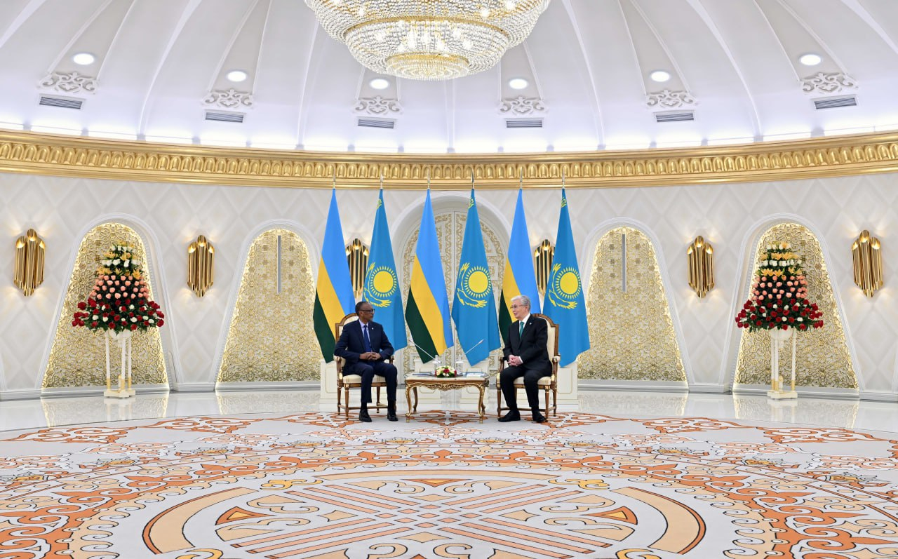 Касым-Жомарт Токаев провел переговоры с Президентом Руанды Полем Кагаме