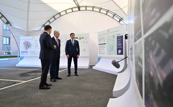 Президент Шымкент қаласының перспективті құрылыс жоспарымен танысты