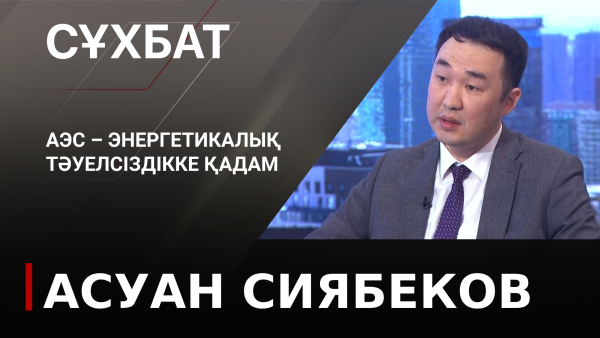 АЭС – энергетикалық тәуелсіздікке қадам. Асуан Сиябеков