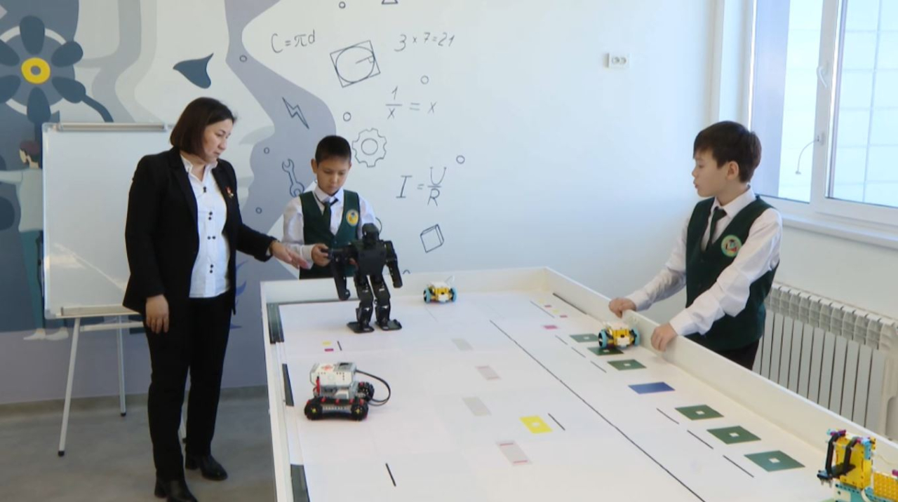 Современные учебные кабинеты открылись в одной из школ Кызылорды