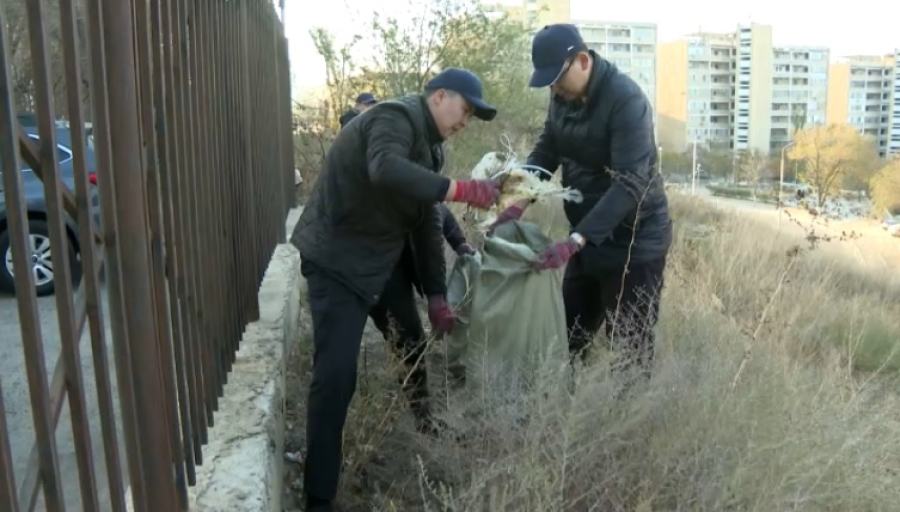 70 тонн мусора вывезли в Мангистау в рамках экоакции