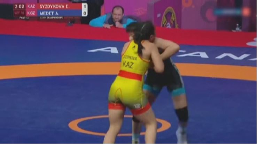 Казахстанка стала чемпионкой Азии по женской борьбе