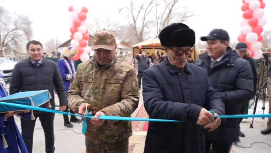 Добровольный пожарный пост открыли в селе Алмалы