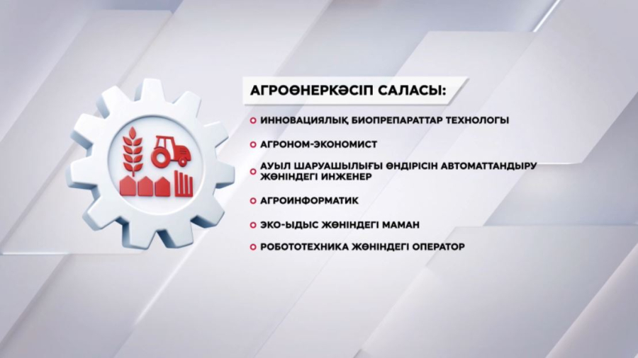 Еңбек нарығында болашақта пайда болатын мамандық түрлерін аталды