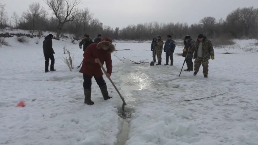 Антизаморные мероприятия проводят на водоемах ЗКО