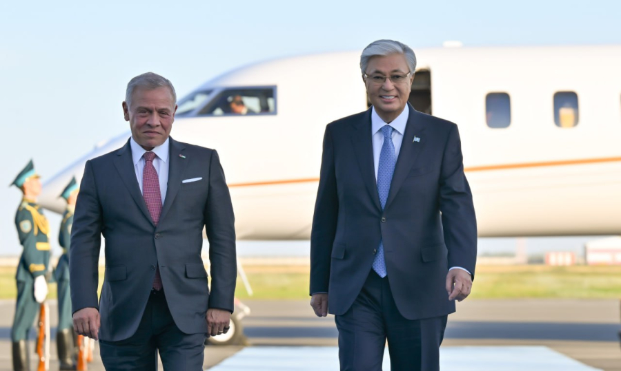 Иордания Королі II Абдалла бен әл-Хусейн Астанаға сапармен келді