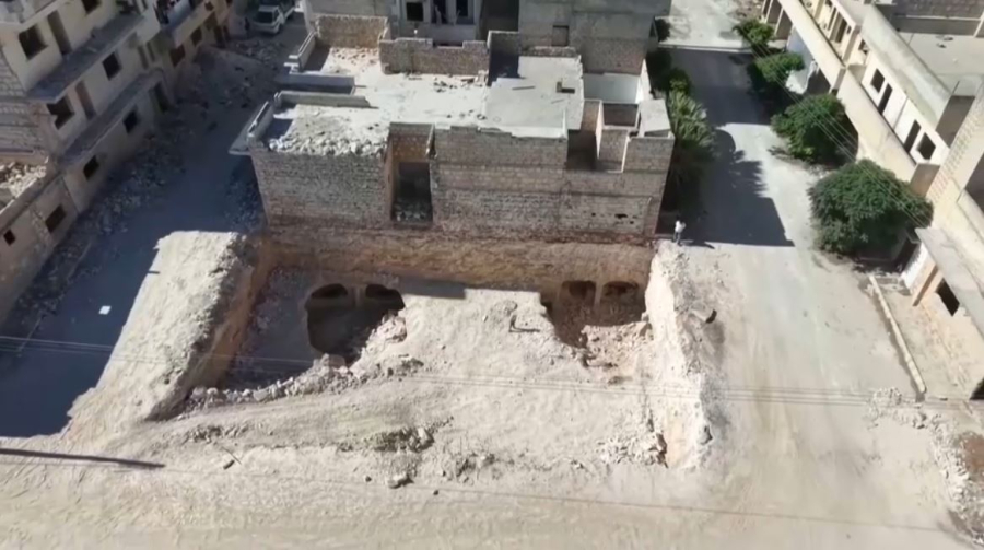 Сирияда құрылыс жұмыстары кезінде 1500 жыл сақталған қорым табылды