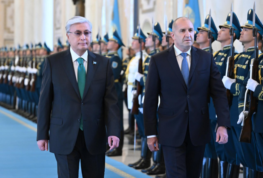 В Акорде состоялась торжественная церемония встречи Президента Болгарии