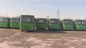 Қонаев қаласының автопаркі су жаңа автобустармен толықты