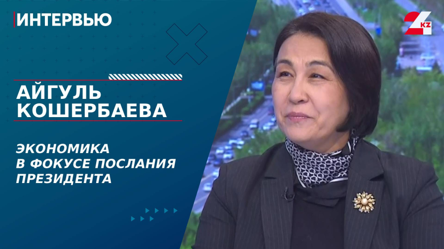 Экономика в фокусе Послания Президента. Айгуль Кошербаева