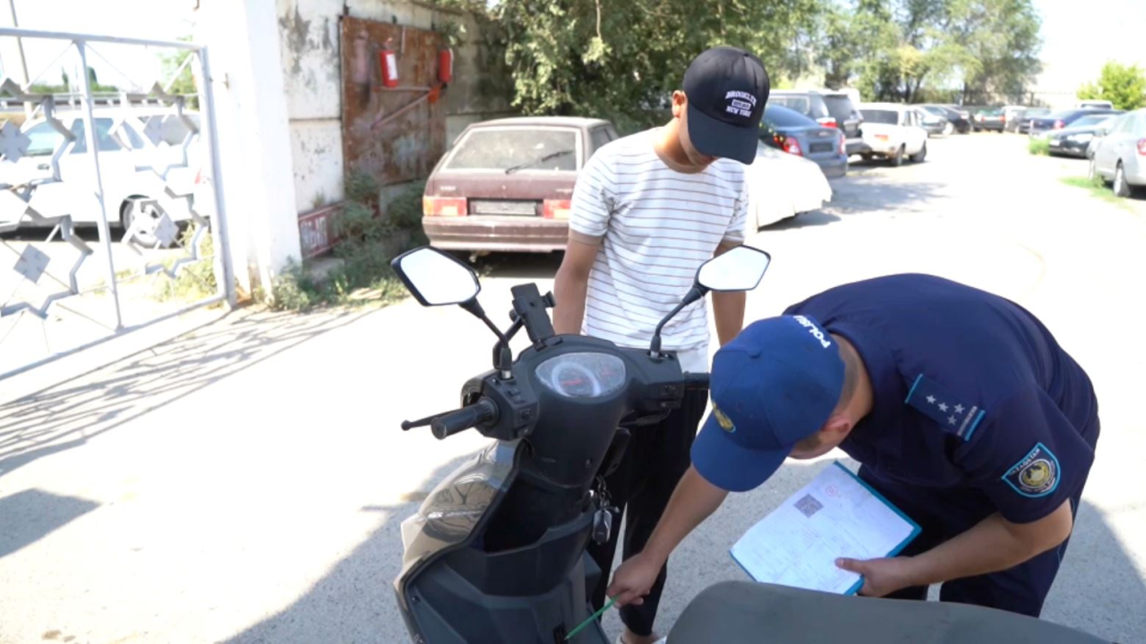 Количество аварий с участием мопедов растёт в Таразе