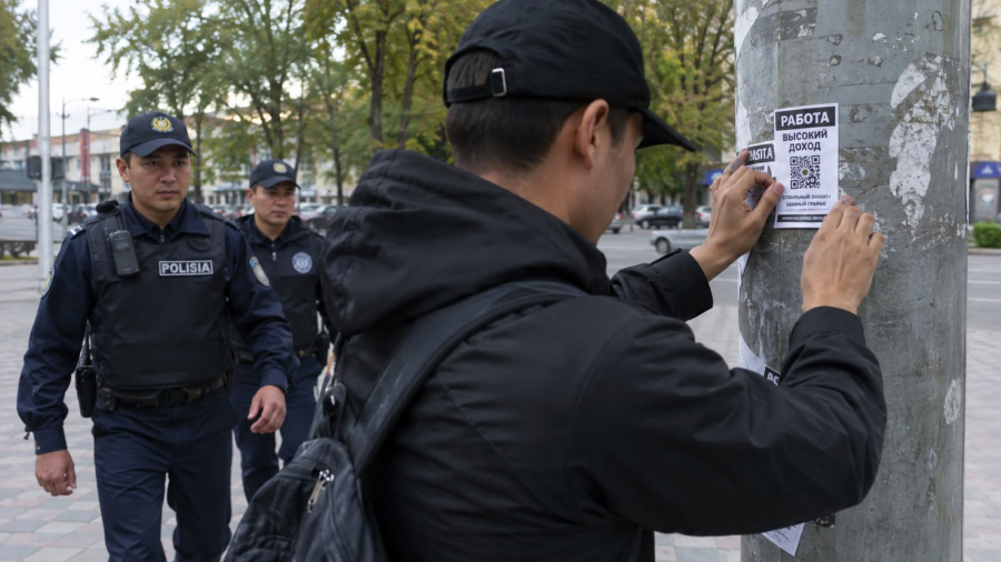 Рекламировал наркосайты под видом вакансий: мужчину задержали в Шымкенте