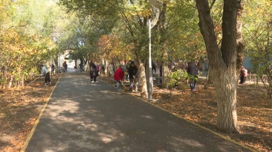Ақтөбе облысында кәсіподақтар тазалыққа үлес қосты