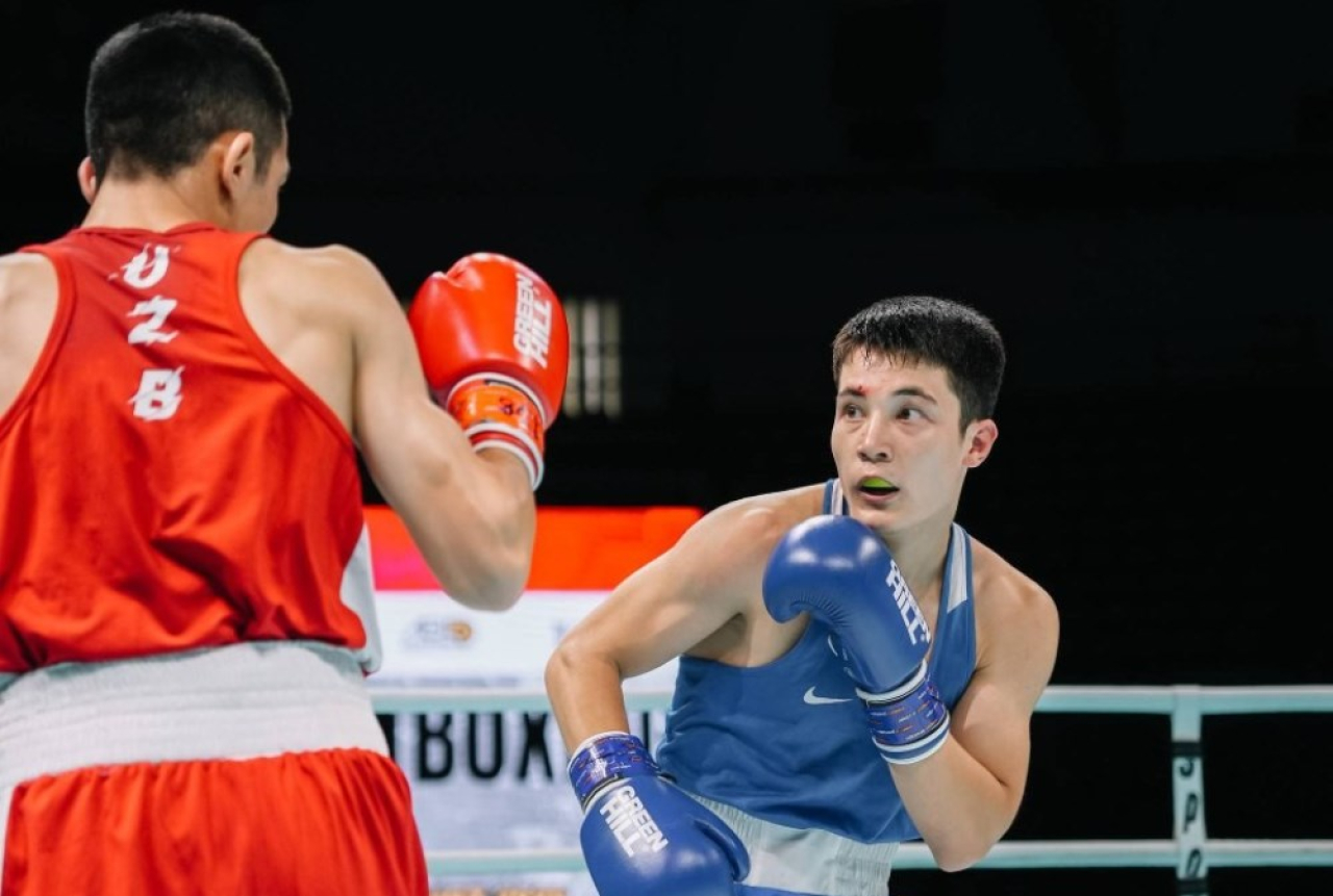 Боксер Нурислам Калдыбаев выиграл чемпионат Азии U22