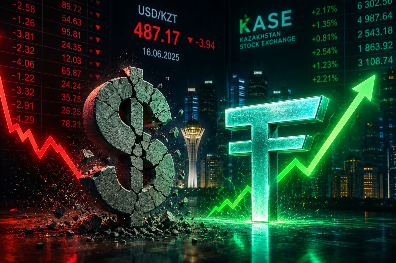 Доллар сдал позиции в Казахстане после торгов KASE