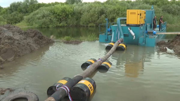 Русло реки Кылшакты очищают в Кокшетау