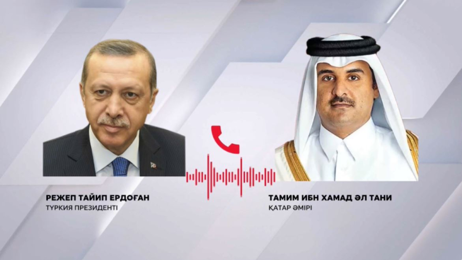 Түркия президенті Қатар Әмірімен сөйлесті