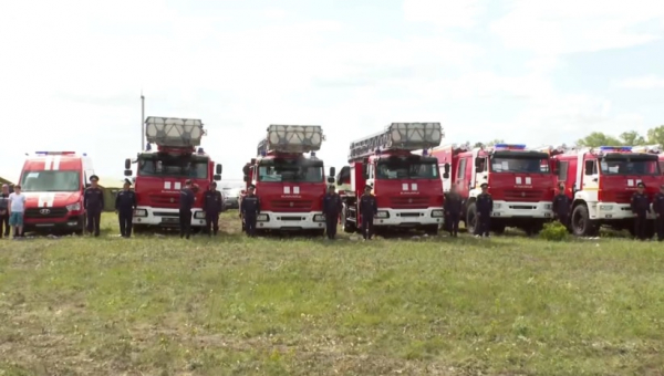 Противопожарные учения проходят в Акмолинской области