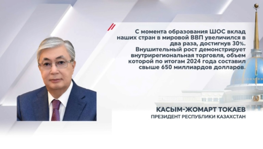 Токаев предложил создать в Астане офис ШОС
