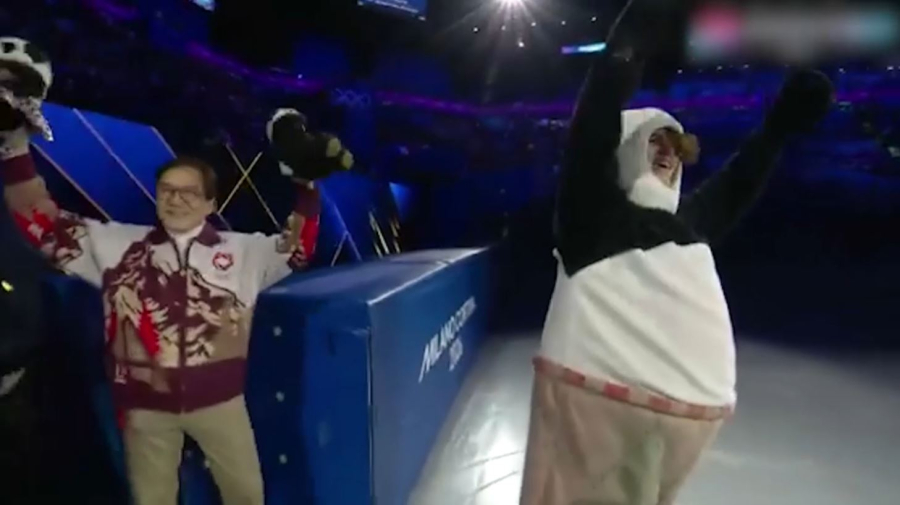 Михаил Шайдоров выступил в образе Кунг-фу Панды и встретился с Джеки Чаном