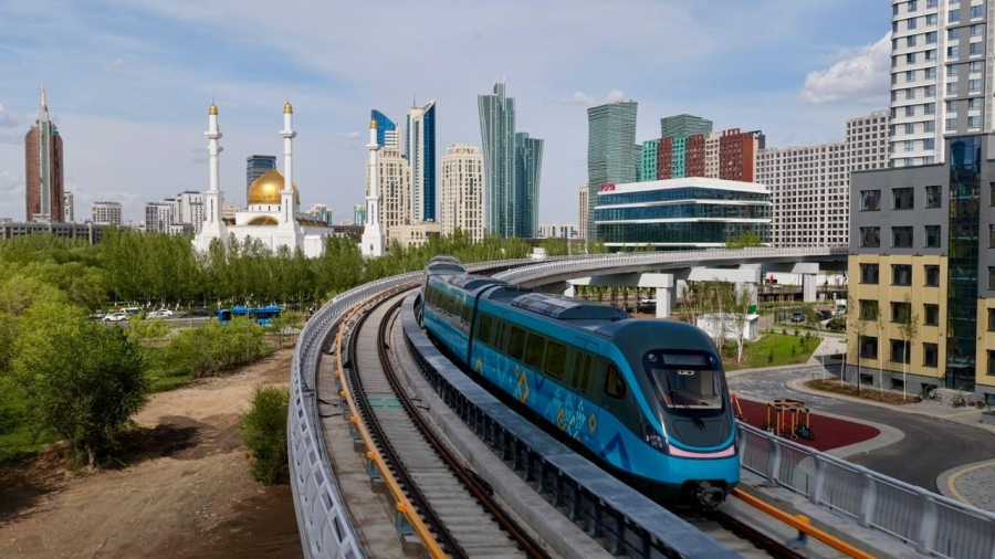 Астанада LRT құрылысы үш бағытта жалғасып жатыр