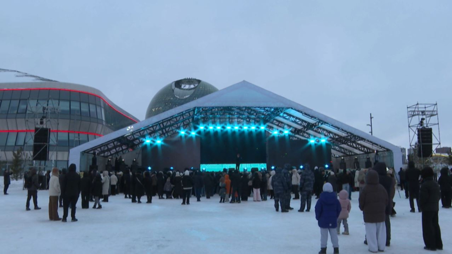 Концерт в поддержку проекта новой Конституции состоялся в Астане