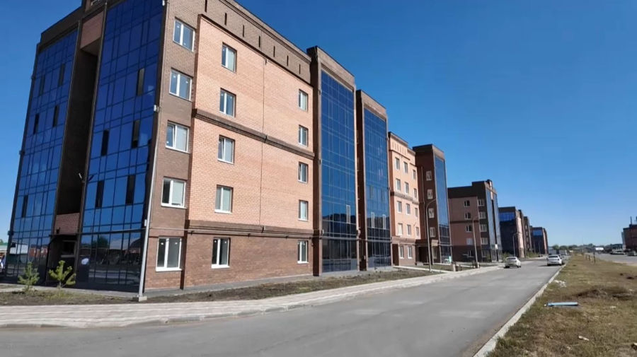 Тобыл қаласында шағын аудан салынып жатыр