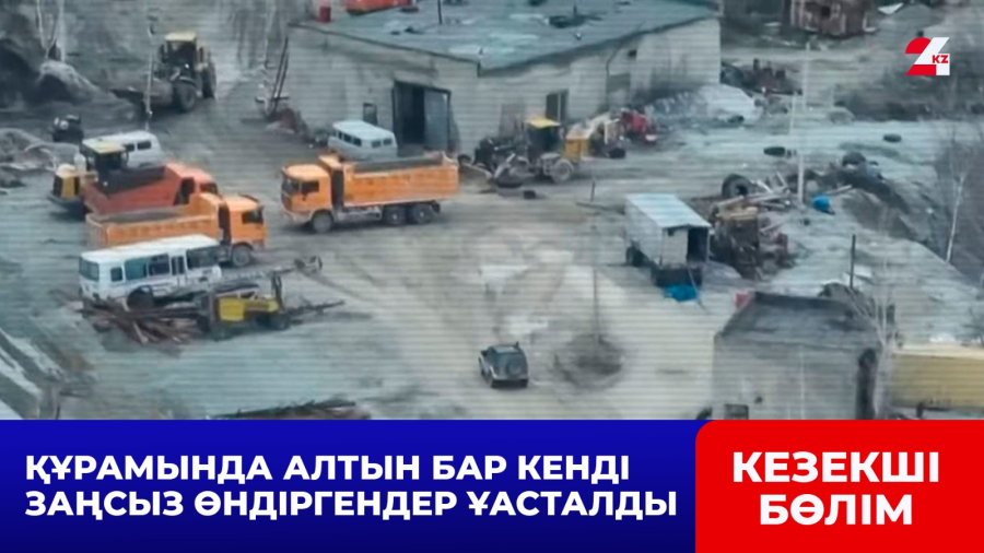 Алтынды заңсыз өндіргендер ұсталды