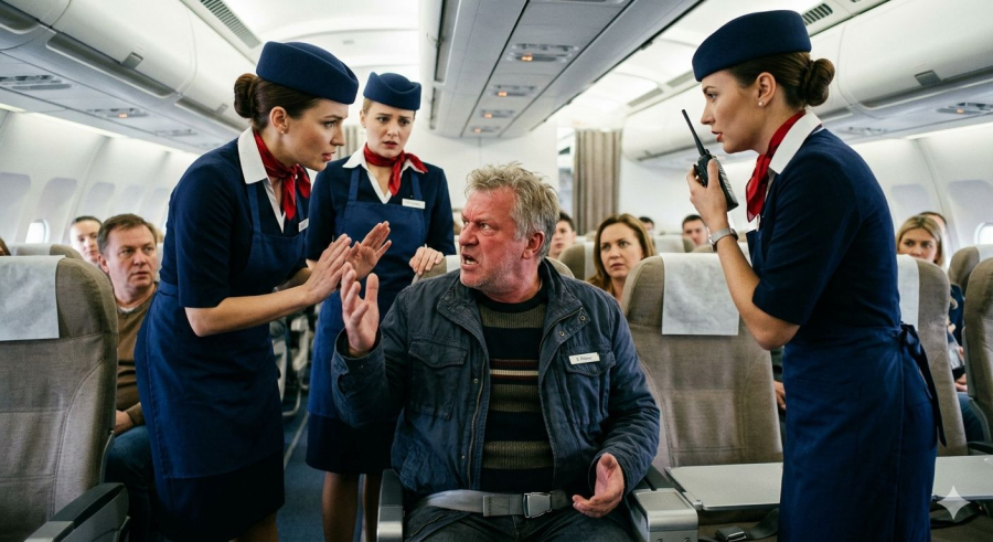 Пьяный пассажир устроил дебош на рейсе Петропавловск - Алматы
