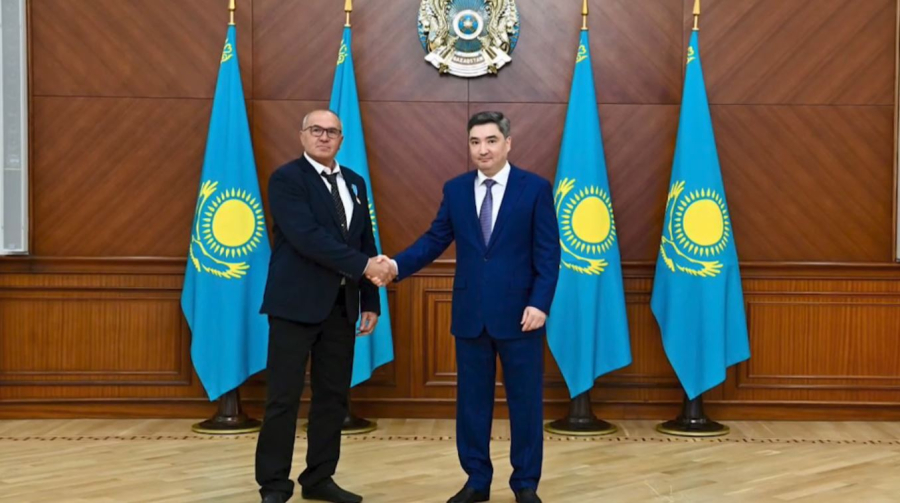 Көмір өнеркәсібінің мамандары мемлекеттік наградалармен марапатталды