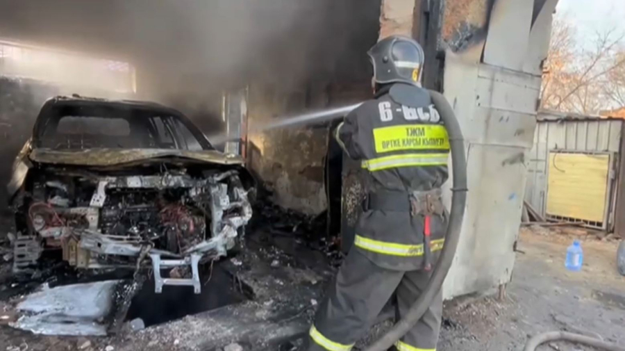 102 автомобиля сгорели в ВКО с начала года