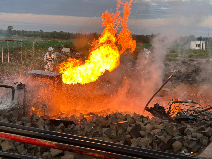 При крупном пожаре в СКО пострадали 8 человек