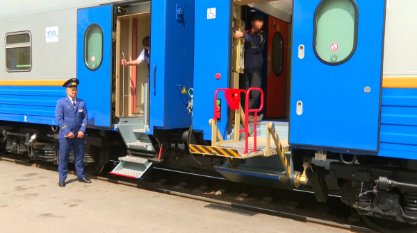 Новые пассажирские вагоны запустили в Кызылорде