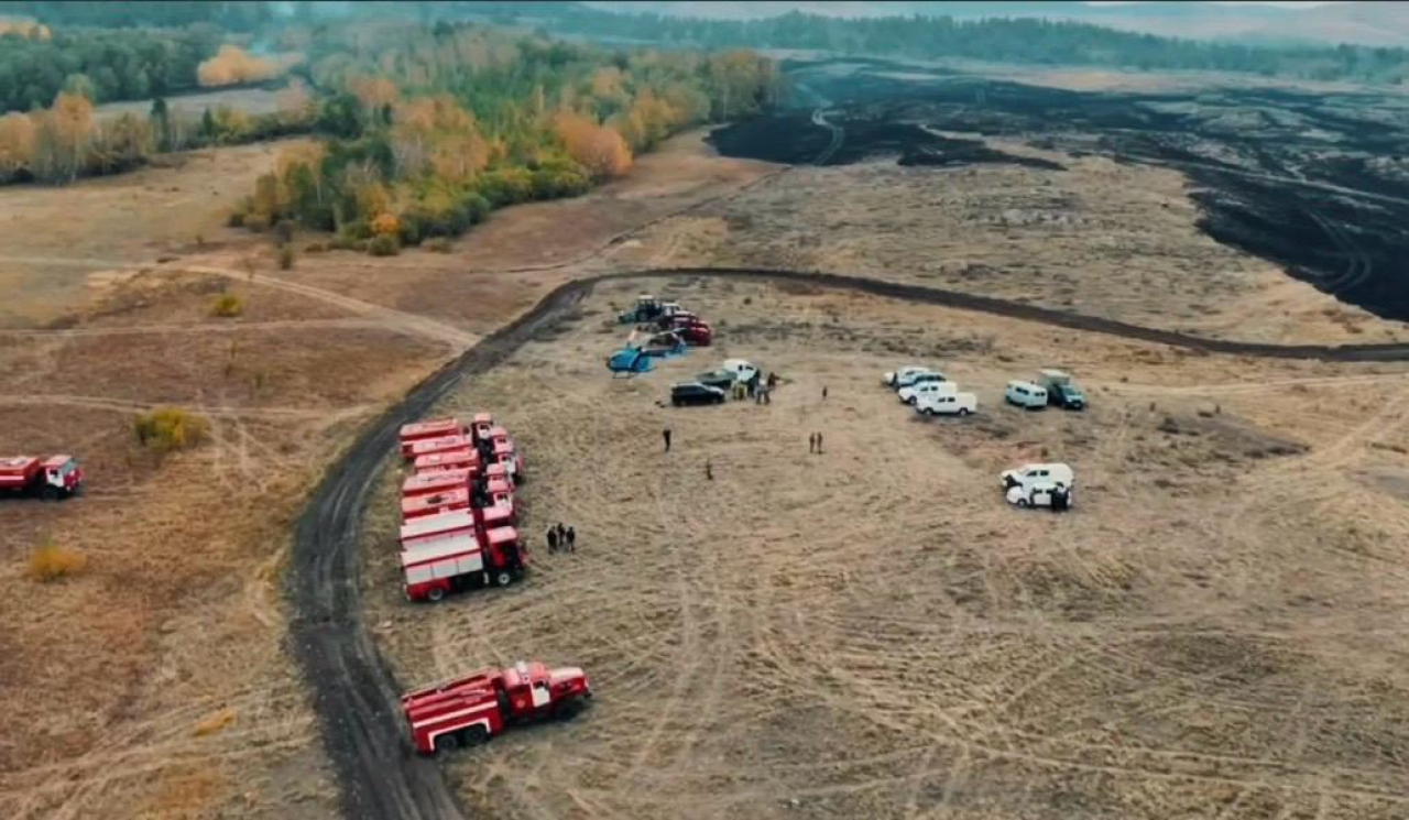 Баянауыл ұлттық паркінде өрттің таралуы бақылауға алынды