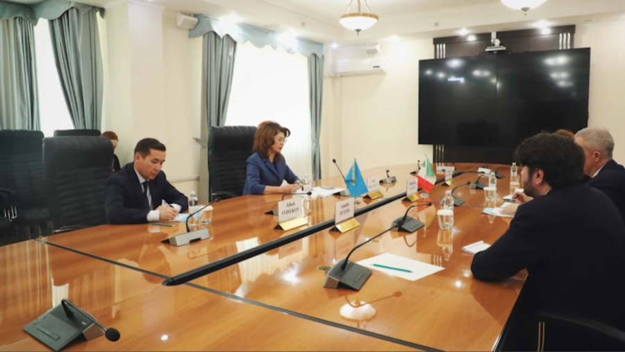 А. Балаева Италияның Қазақстандағы Төтенше және Өкілетті Елшісімен кездесті