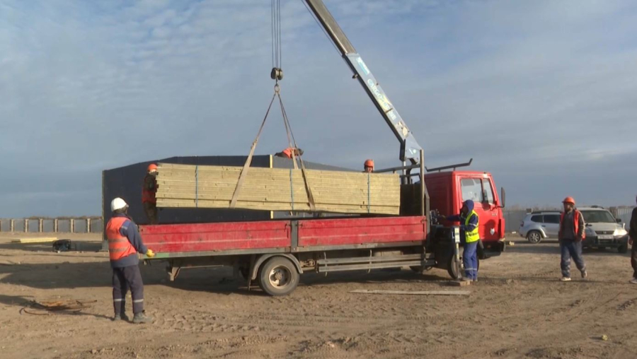 Ұлытау облысында тұқымбақ салынып жатыр