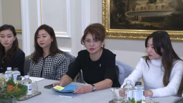 Аида Балаева встретилась с казахстанскими студентами и молодёжью