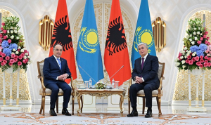 Глава государства провел переговоры с Президентом Албании