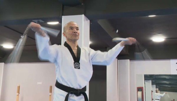 53-летний алматинец сдал экзамен на 7-й «дан» по таеквондо в Сеуле