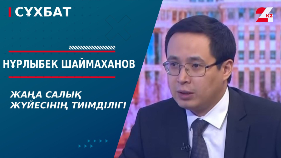 Жаңа салық жүйесінің тиімділігі. Нұрлыбек Шаймаханов