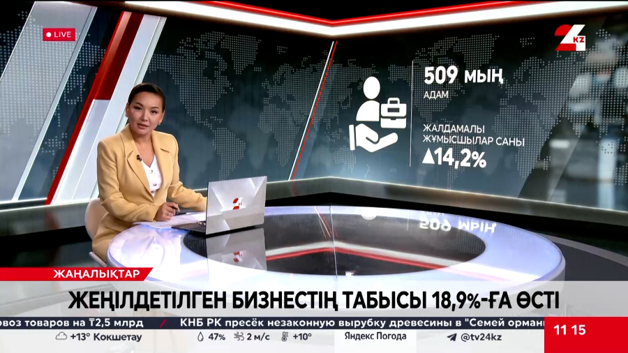 Жеңілдетілген бизнестің табысы 18,9%-ға өсті
