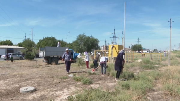 «Таза Қазақстан» экоакциясы Түркістан облысында жалғасып жатыр